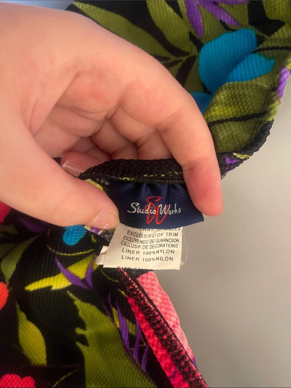 Studio Works Floral Swim bottoms in Black, Green, Blue, Purple, Pink